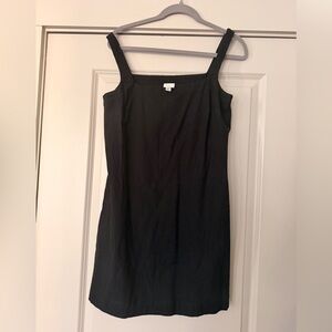 a new day Black Square Neck Midi Dress